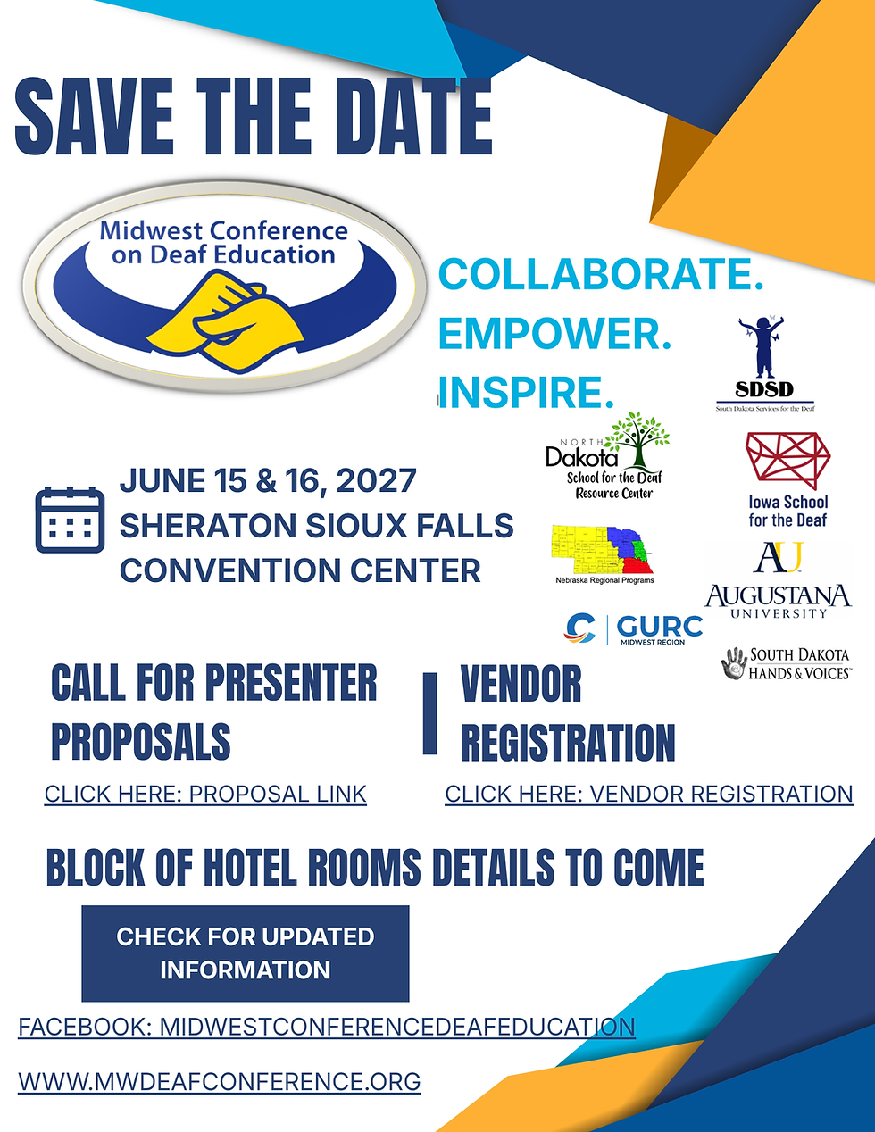 MWCDE 2027 Save the date June 15 & 16, 2027